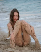 Outdoor Girls in Nature - 52-0052-katya-sea